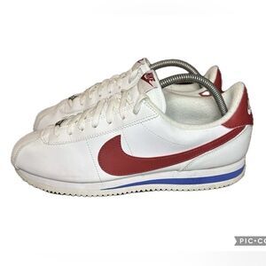 Nike Cortez Forrest Gump Basic White Varsity Red 819719-103 - Size 8‎
